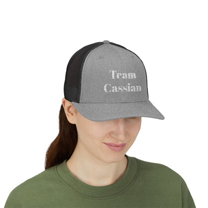 Team Cassian Trucker Hat Heather Grey/Black
