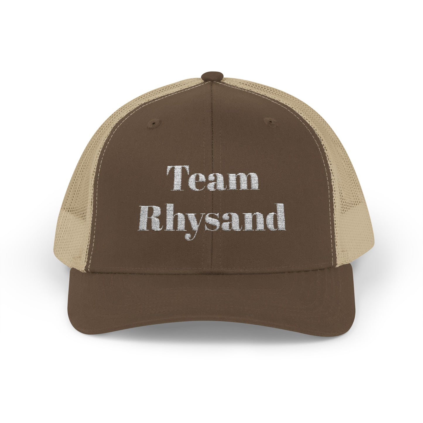 Team Rhysand Sparkly Trucker Hat Brown/Khaki