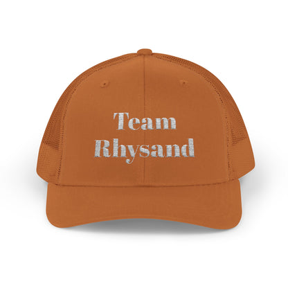 Team Rhysand Sparkly Trucker Hat Caramel
