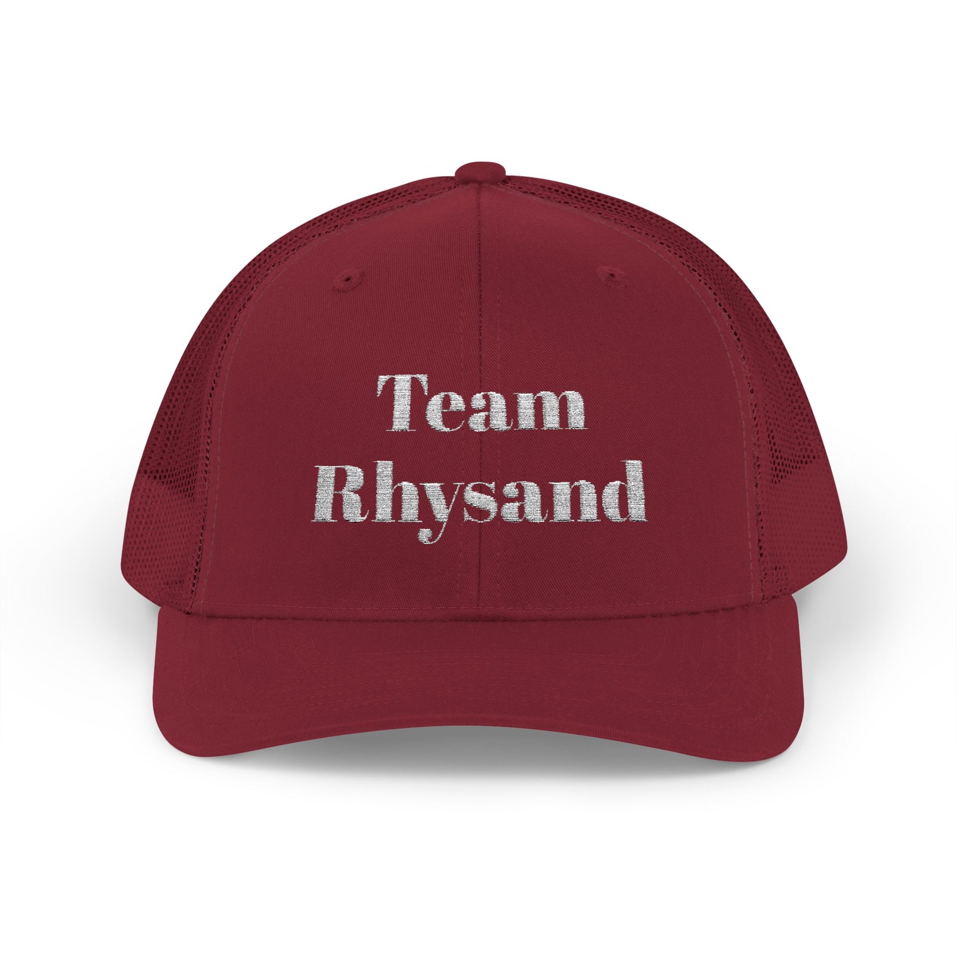 Team Rhysand Sparkly Trucker Hat Cranberry