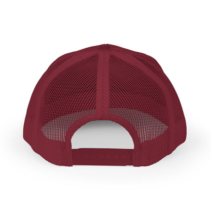 Team Rhysand Sparkly Trucker Hat Cranberry back