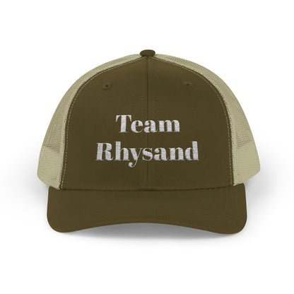 Team Rhysand Sparkly Trucker Hat Moss/Khaki