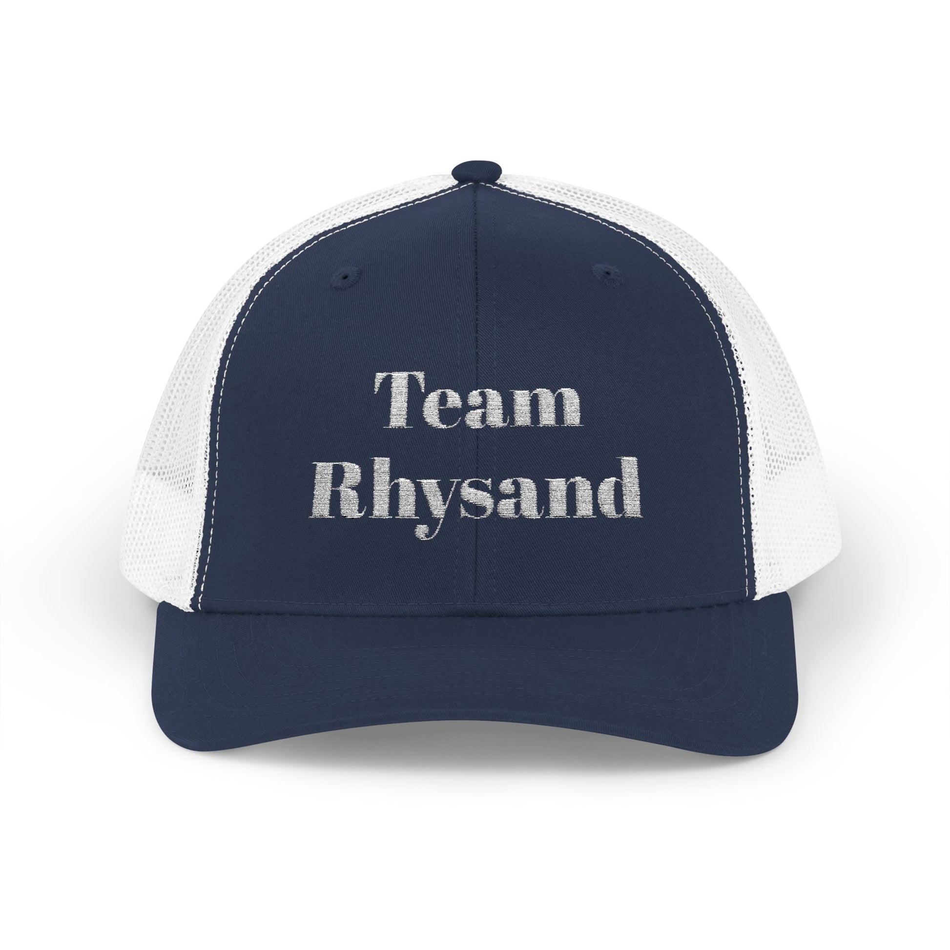 Team Rhysand Sparkly Trucker Hat Navy/White
