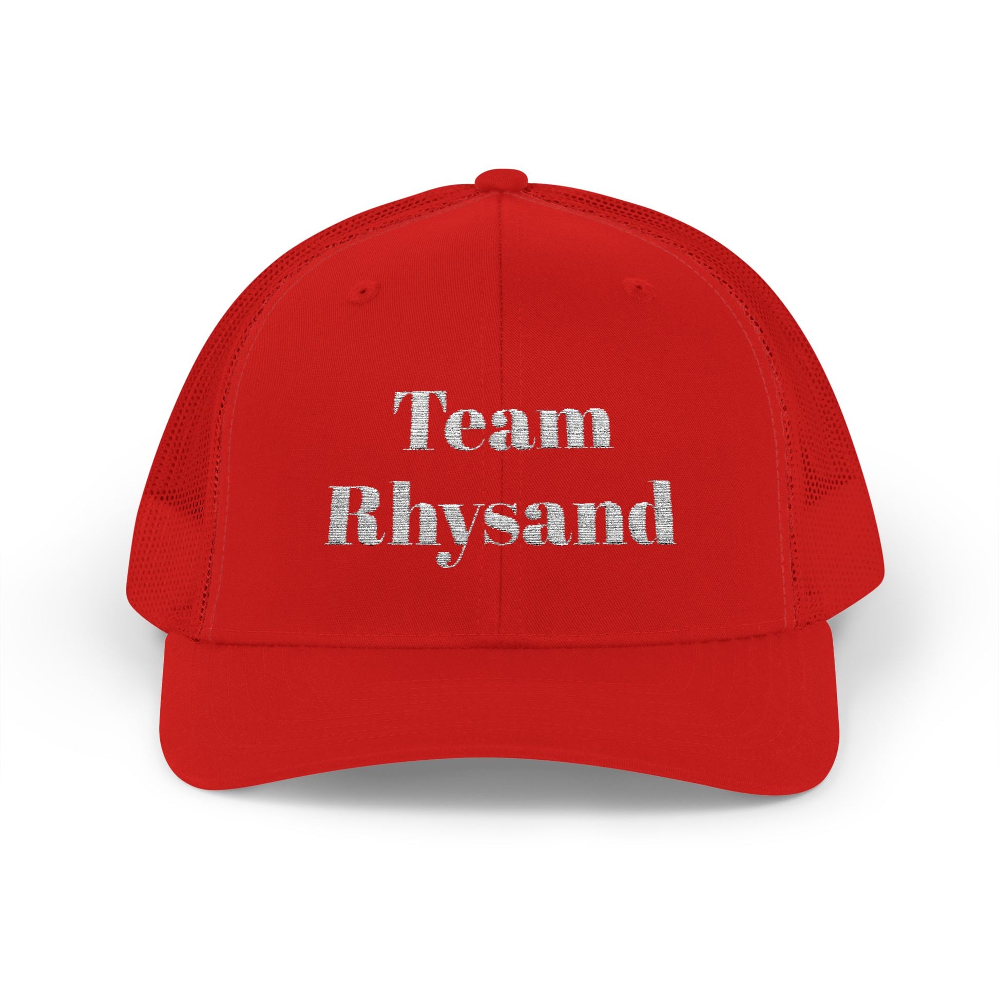 Team Rhysand Sparkly Trucker Hat Red