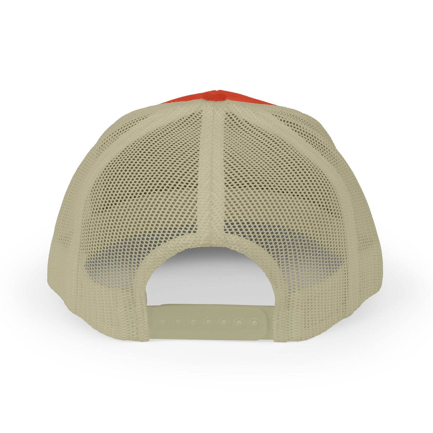 Team Rhysand Sparkly Trucker Hat Rustic Orange/Khaki Back