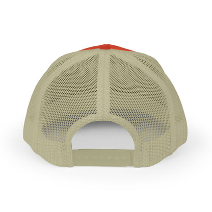 Team Rhysand Sparkly Trucker Hat Rustic Orange/Khaki Back