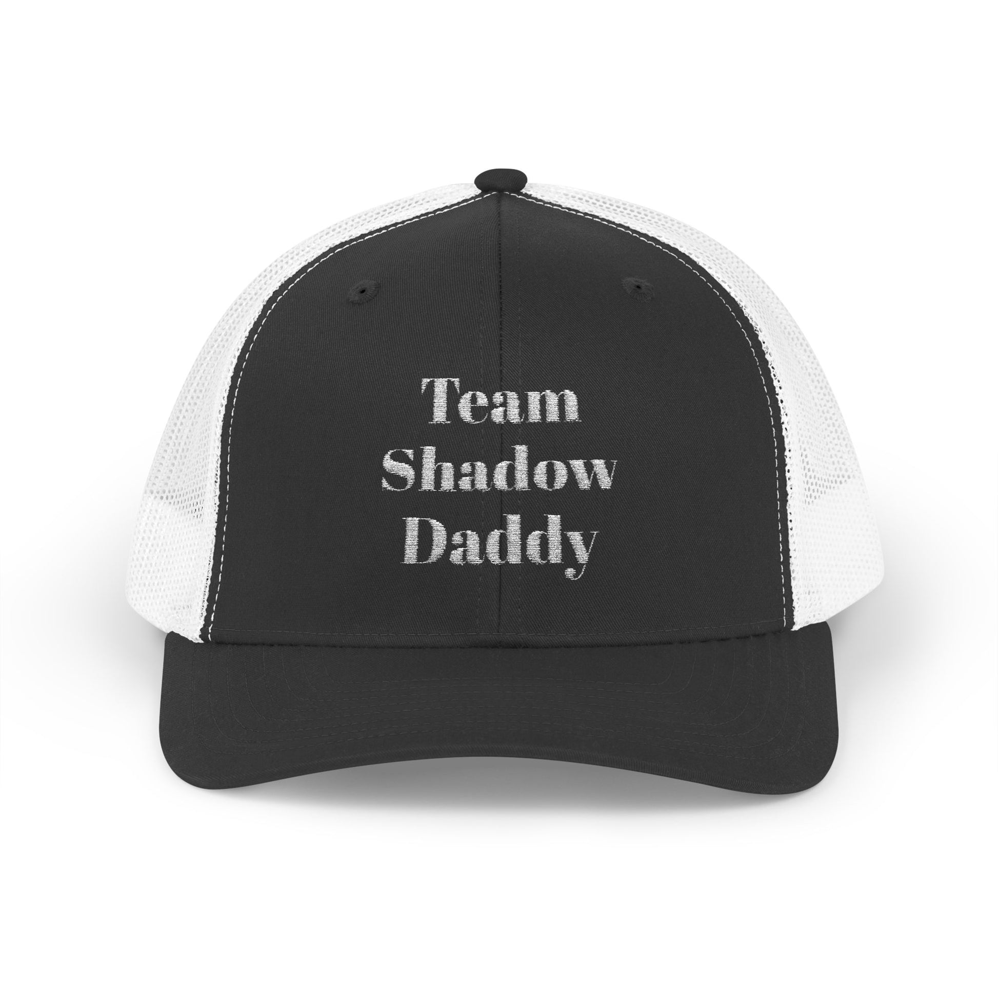 Team Shadow Daddy Trucker Hat Black/White