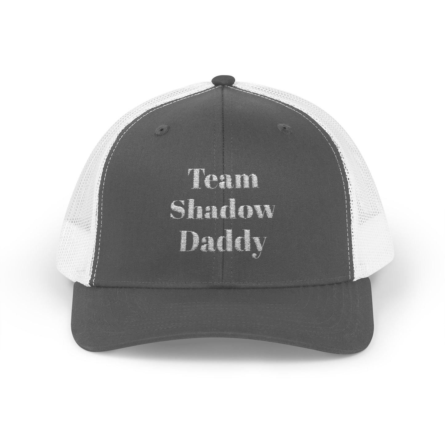 Team Shadow Daddy Trucker Hat Charcoal/White