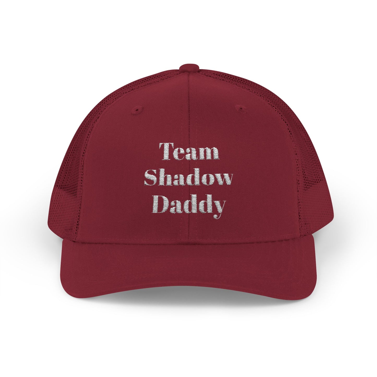 Team Shadow Daddy Trucker Hat Cranberry