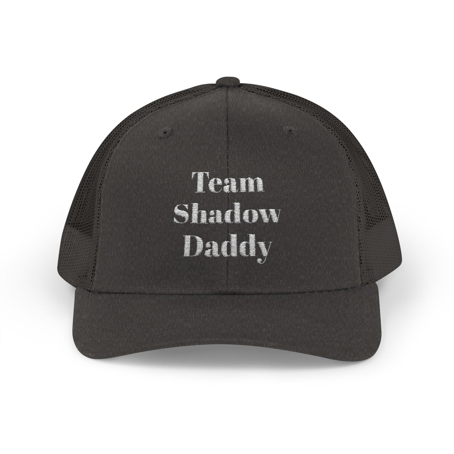 Team Shadow Daddy Trucker Hat Dark Heather Grey