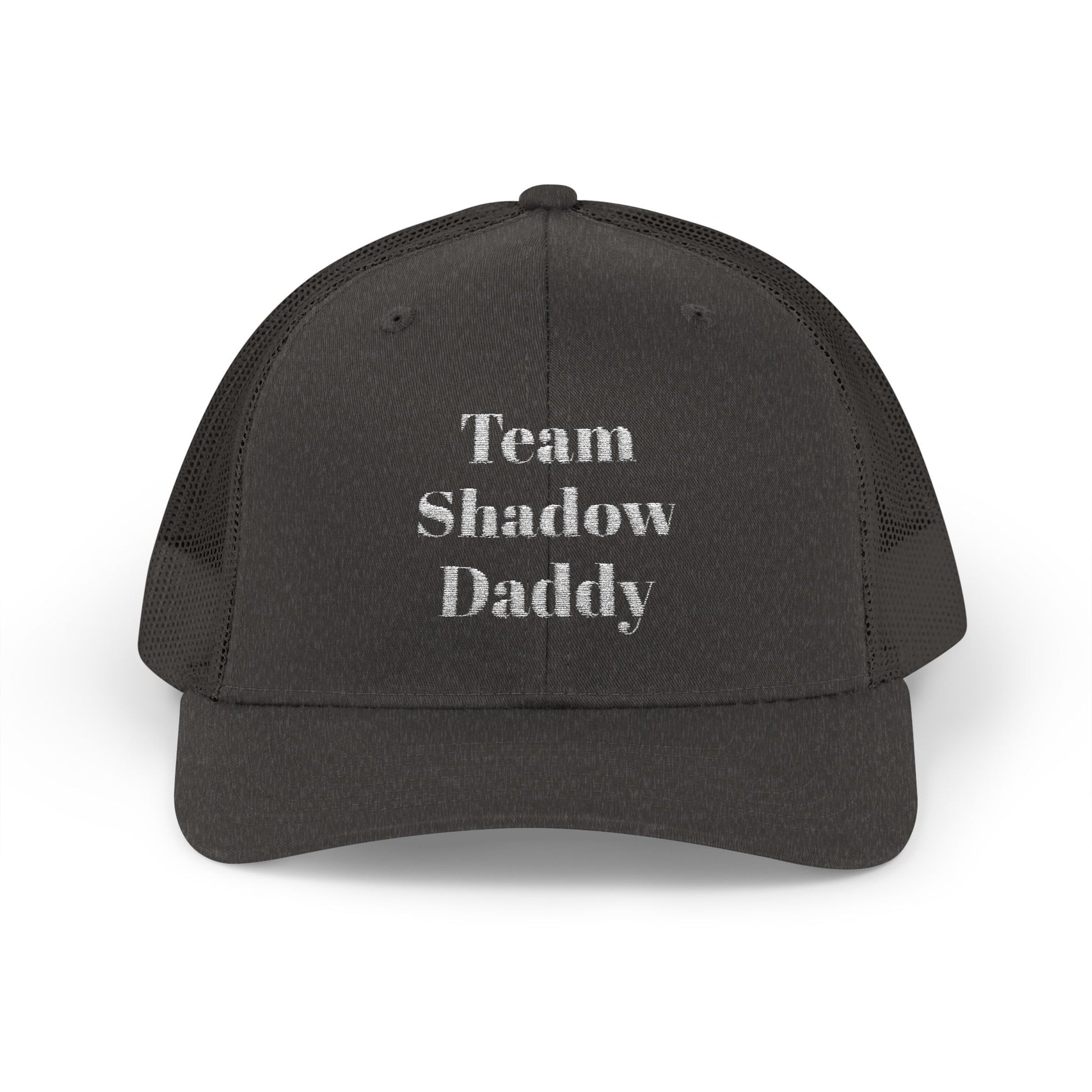 Team Shadow Daddy Trucker Hat Dark Heather Grey