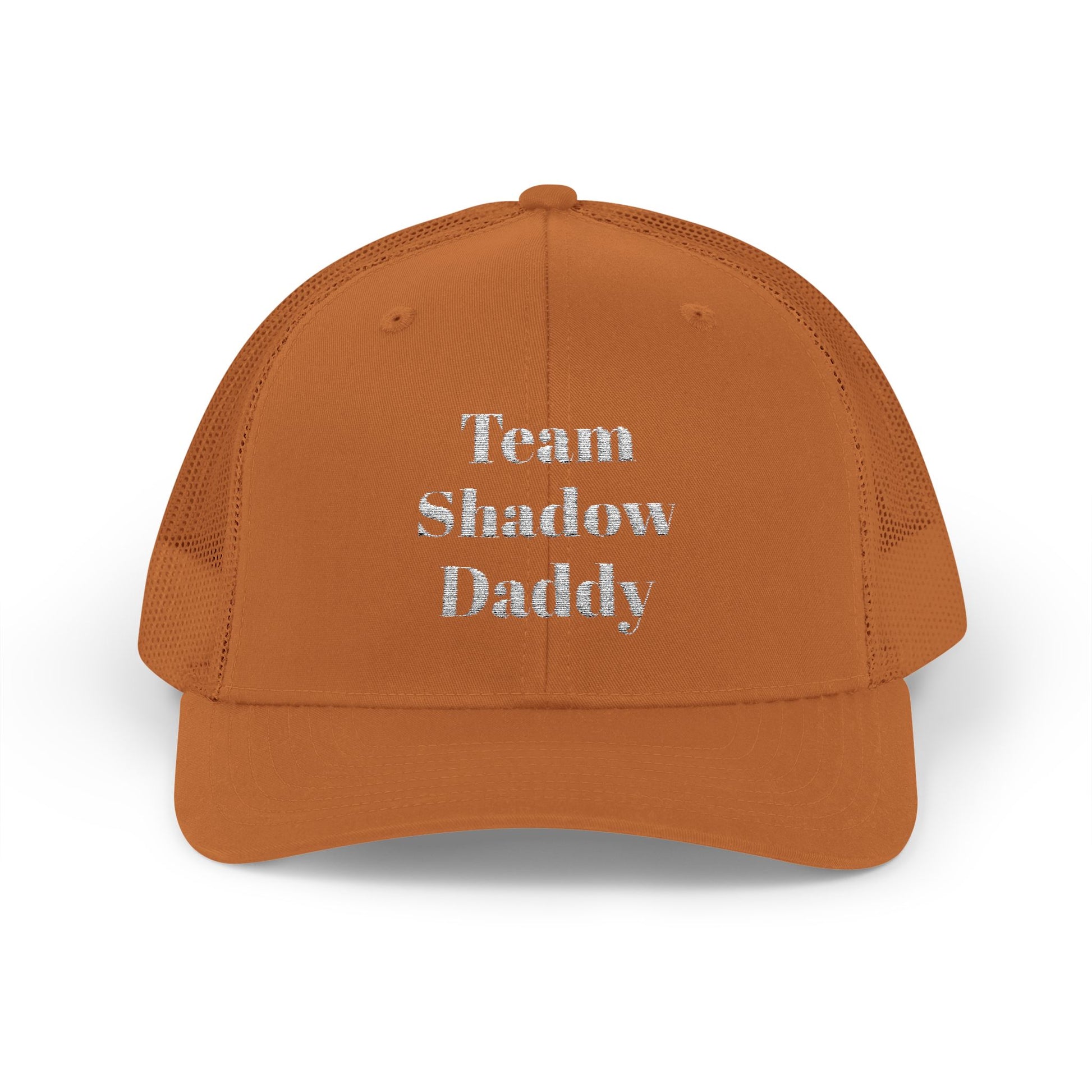 Team Shadow Daddy Trucker Hat Heather Caramel