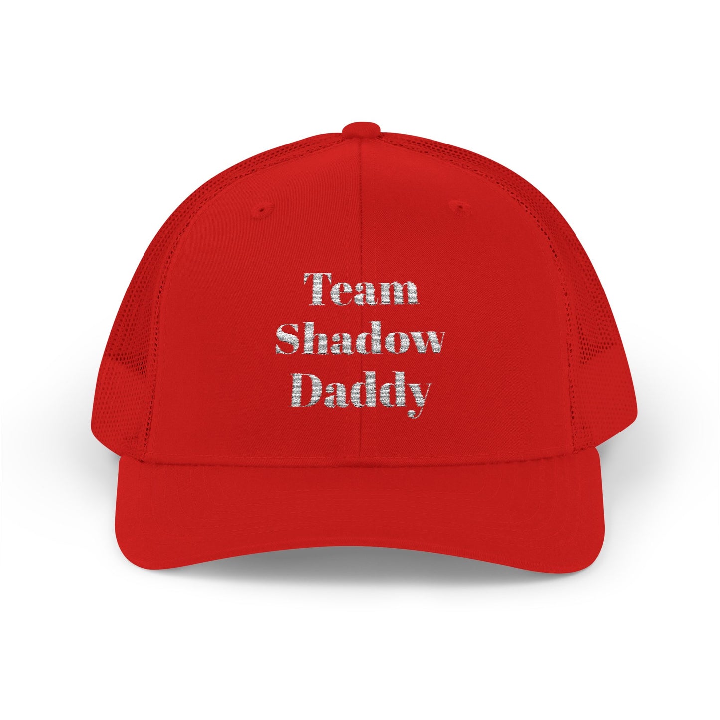 Team Shadow Daddy Trucker Hat Red