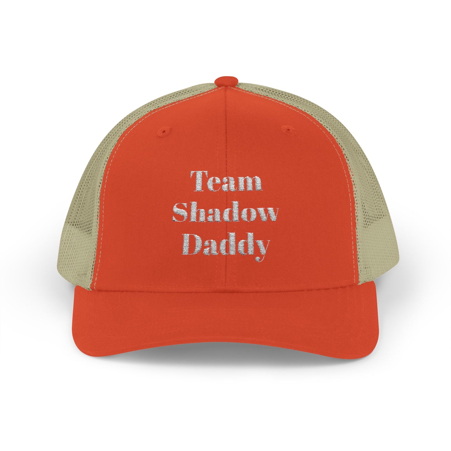 Team Shadow Daddy Trucker Hat Rustic Orange/Khaki
