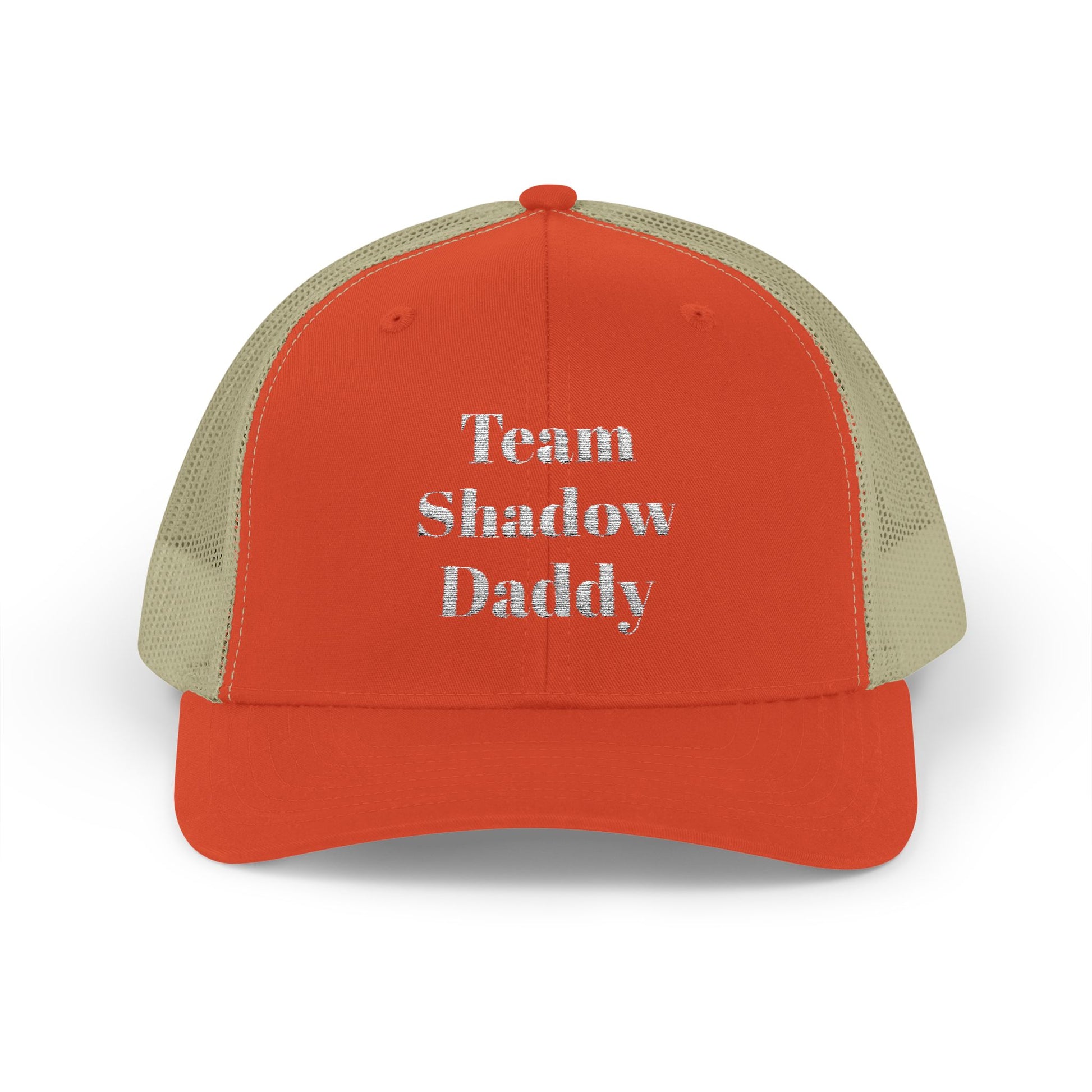 Team Shadow Daddy Trucker Hat Rustic Orange/Khaki