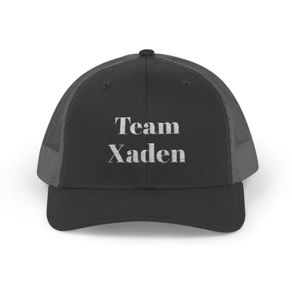 Team Xaden Trucker Hat Black/Charcoal