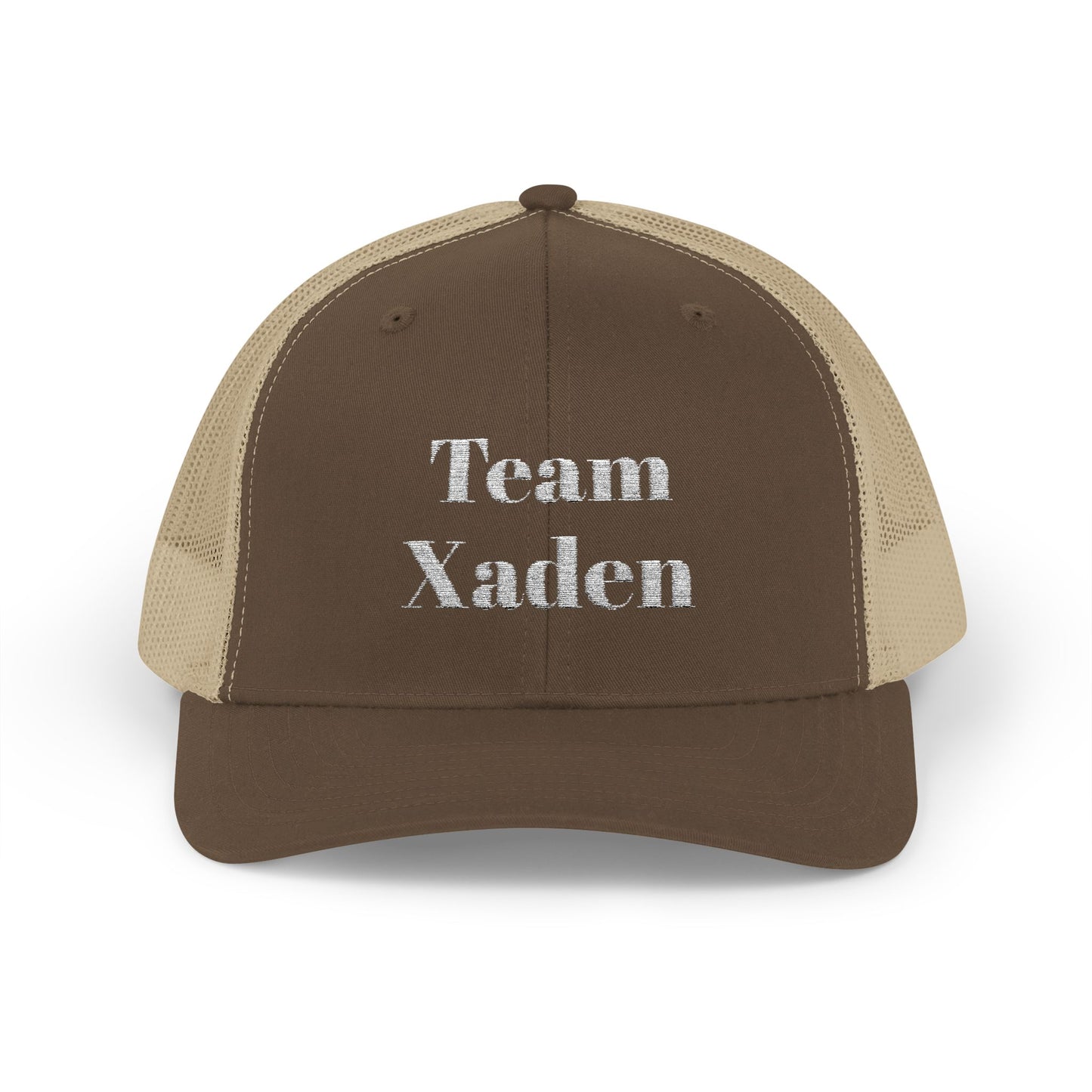 Team Xaden Trucker Hat Brown/Khaki