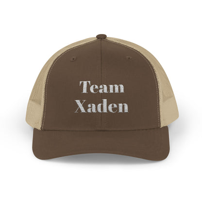 Team Xaden Trucker Hat Brown/Khaki