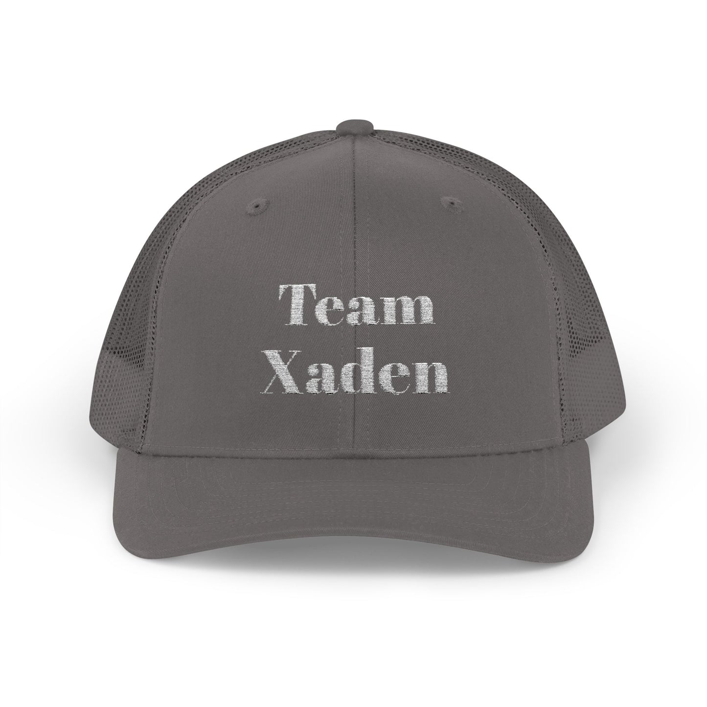 Team Xaden Trucker Hat Charcoal