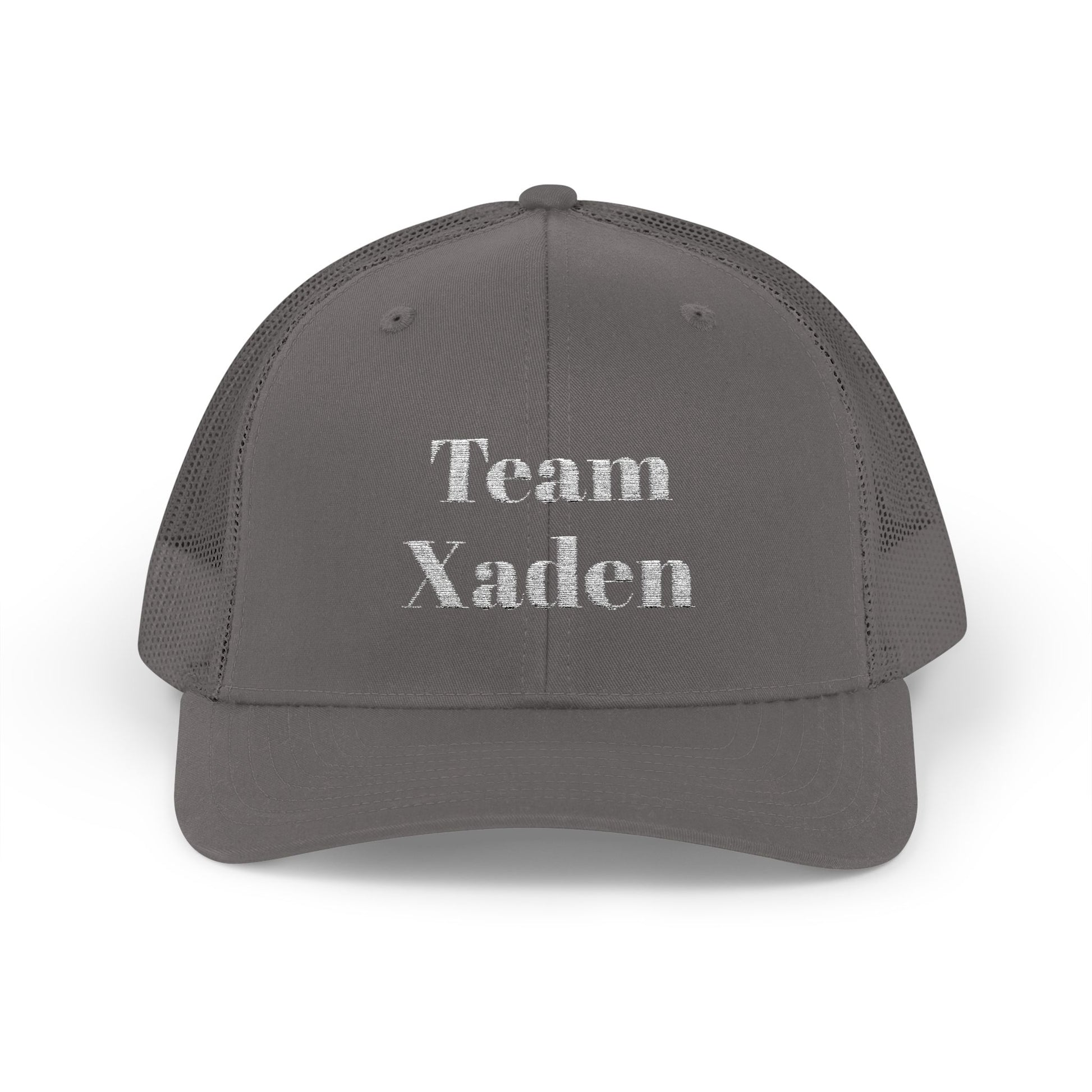 Team Xaden Trucker Hat Charcoal