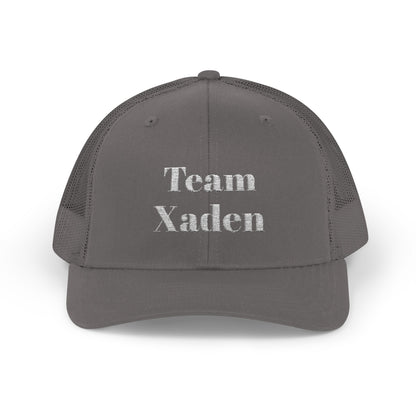 Team Xaden Trucker Hat Charcoal