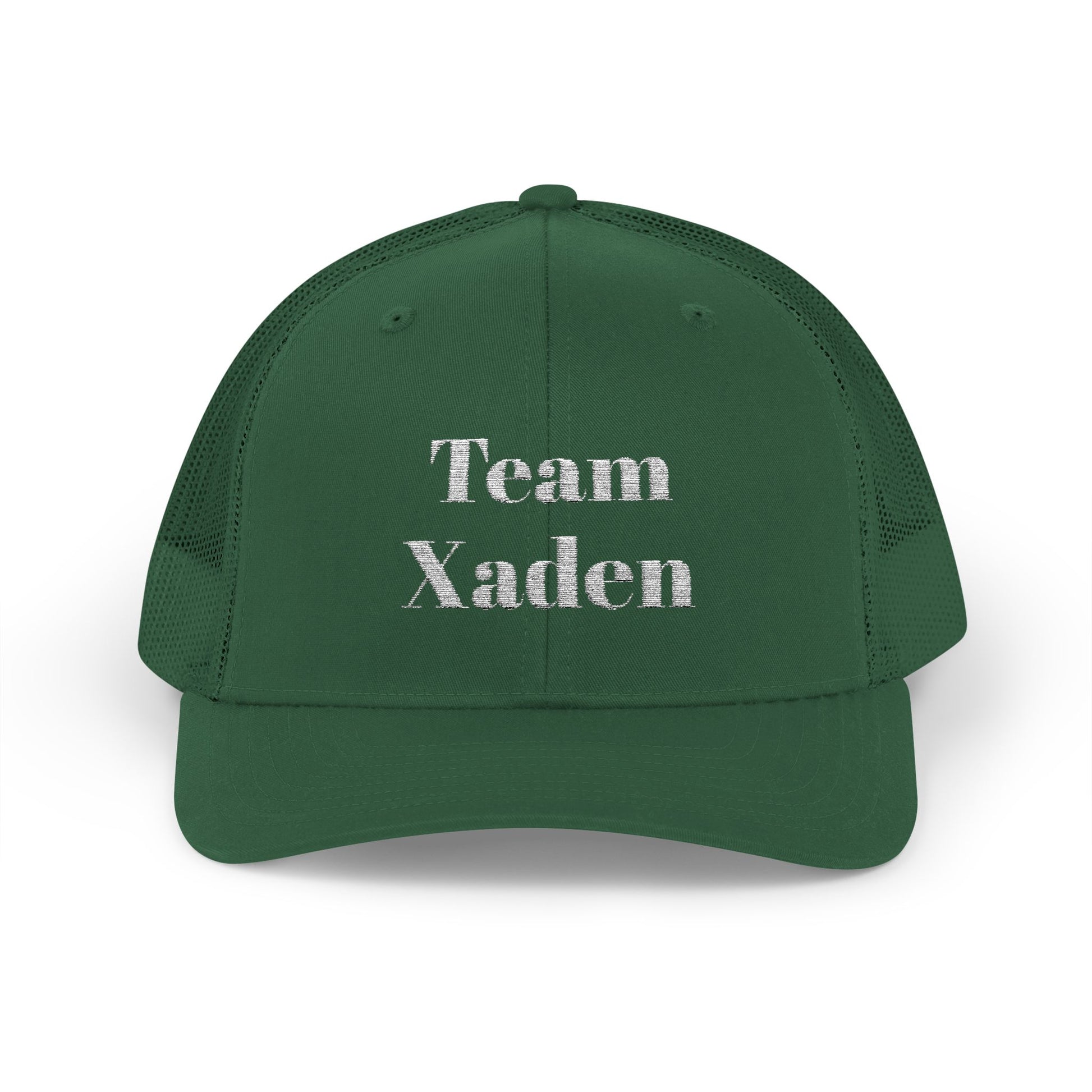 Team Xaden Trucker Hat Evergreen