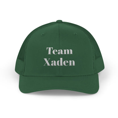 Team Xaden Trucker Hat Evergreen