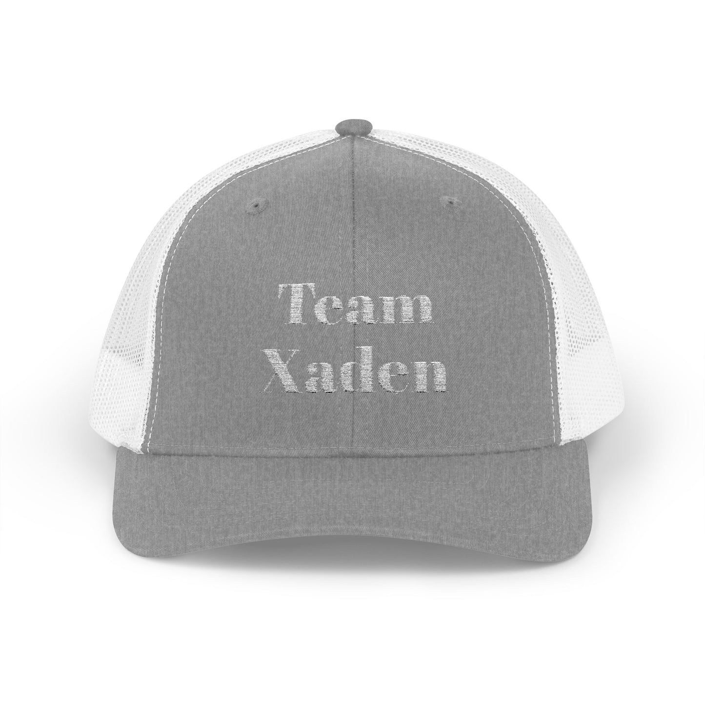 Team Xaden Trucker Hat Heather grey/White