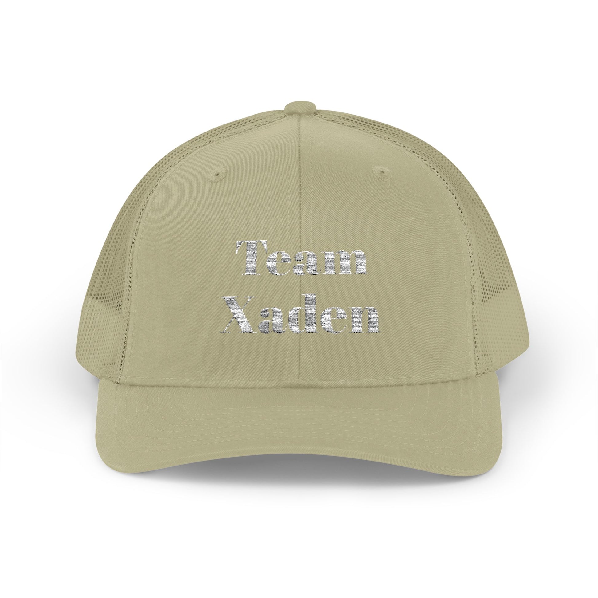 Team Xaden Trucker Hat Khaki