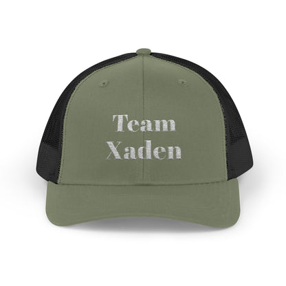 Team Xaden Trucker Hat Loden/Black 