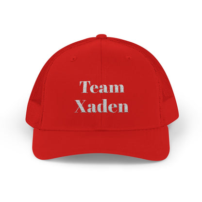 Team Xaden Trucker Hat Red