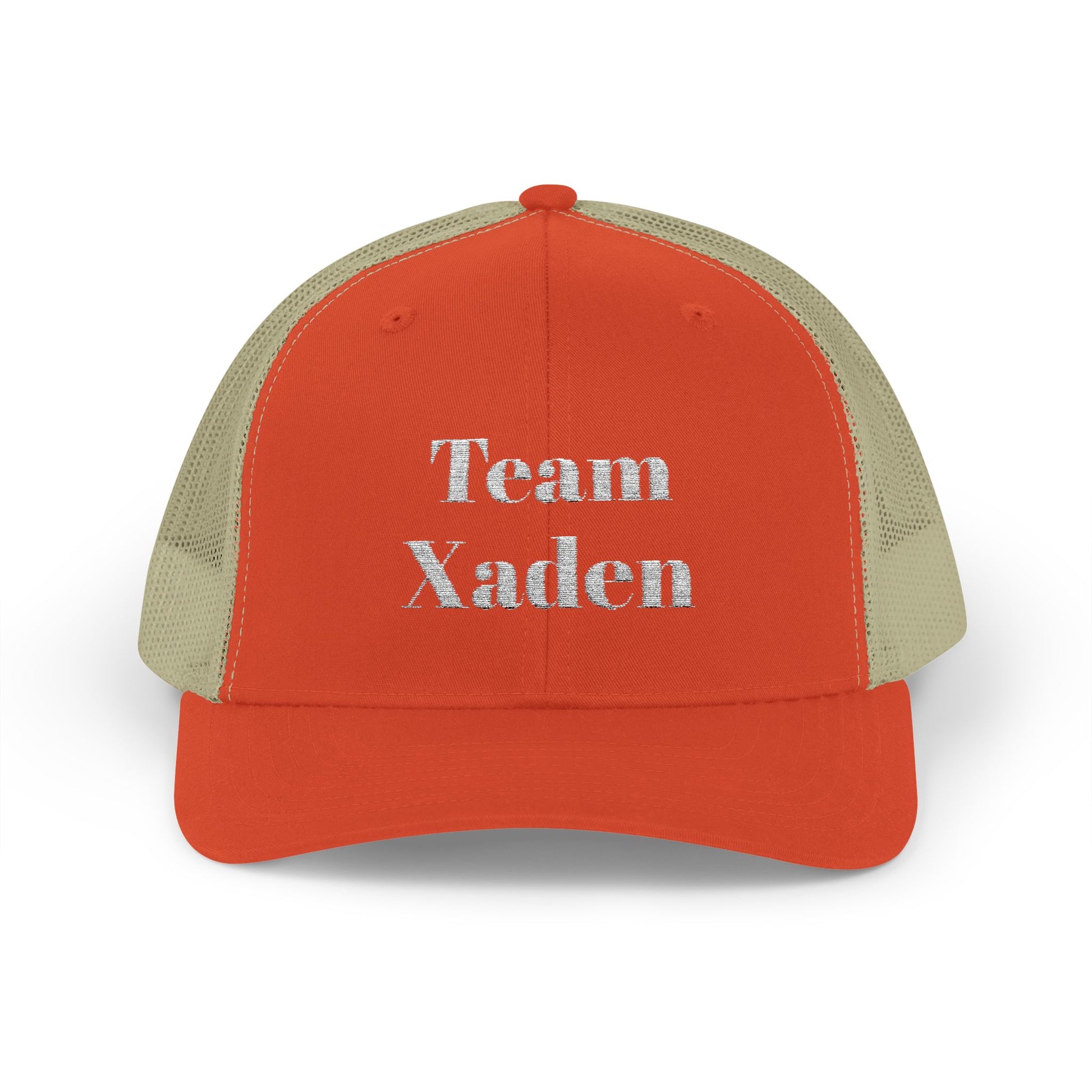 Team Xaden Trucker Hat Rustic Orange/Khaki