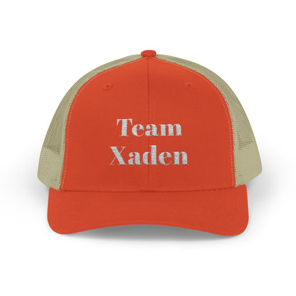 Team Xaden Trucker Hat Rustic Orange/Khaki