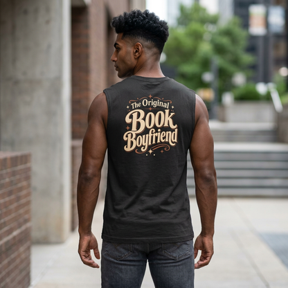 The Original Book Boyfriend tank top heather grey