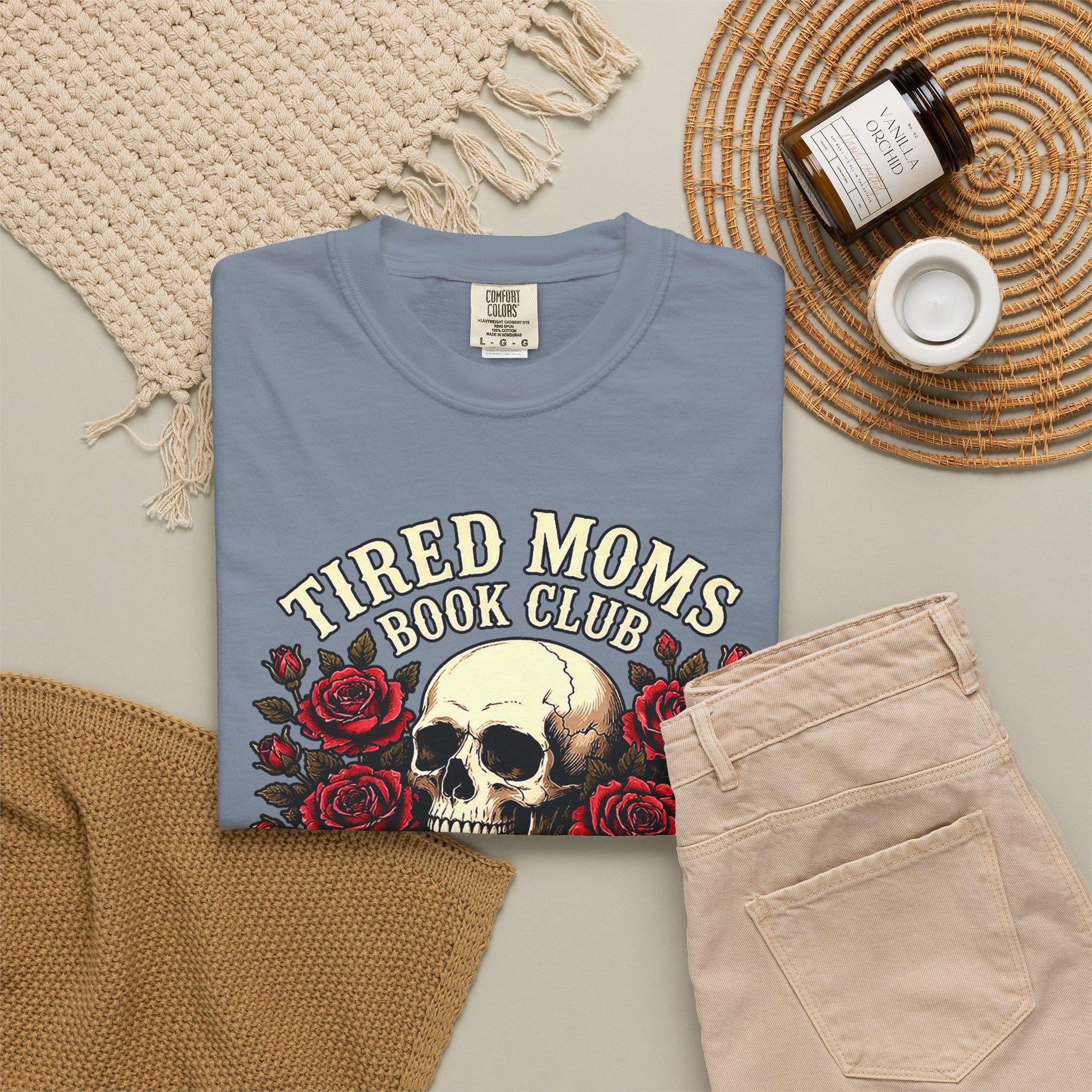 Tired_Moms_T-Shirt_Skull_Colorful_Blue_Jean