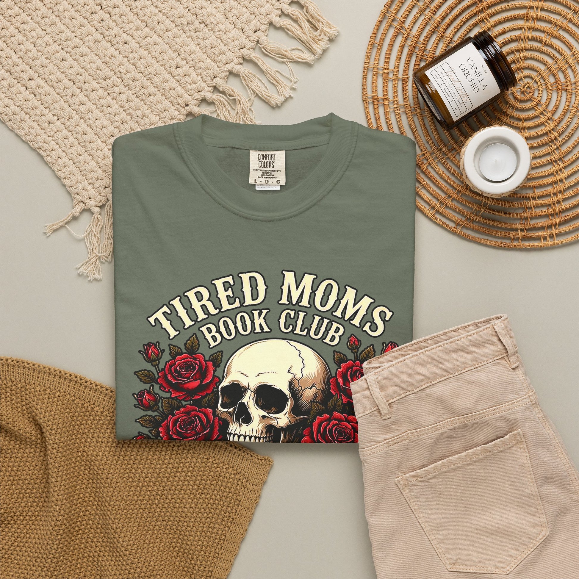 Tired_Moms_T-Shirt_Skull_Colorful_Moss