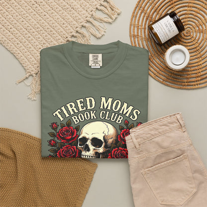 Tired_Moms_T-Shirt_Skull_Colorful_Moss
