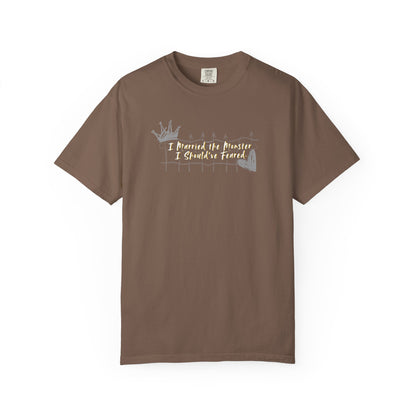 Unisex T-shirt 'I Married the Monster I Should've Feared' King of Battle and Blood by Scarlett St Clair Espresso