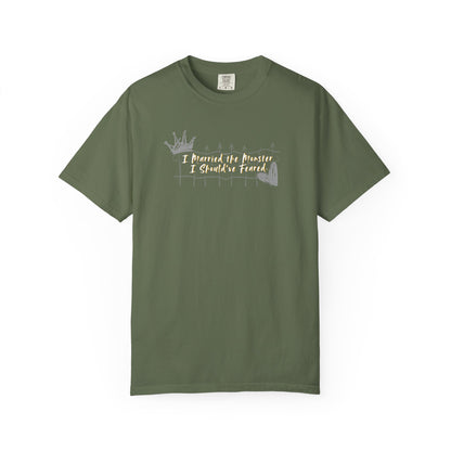 Unisex T-shirt 'I Married the Monster I Should've Feared' King of Battle and Blood by Scarlett St Clair Sage