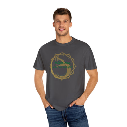 Unisex_T-shirt_Kiss_Me_until_I_am_Sick_of_it Graphite Mockup