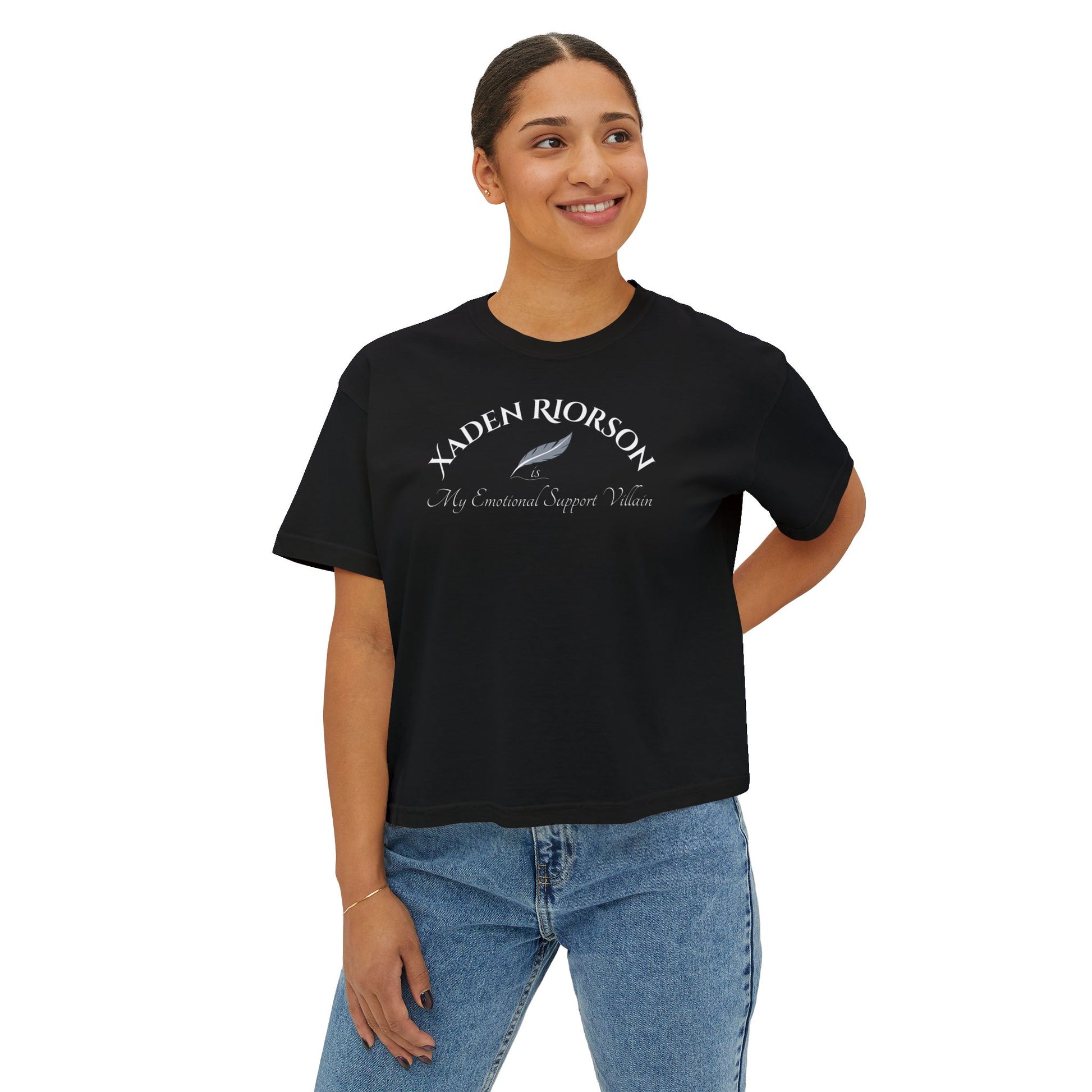 Xaden Riorson Boxy Tee Mockup