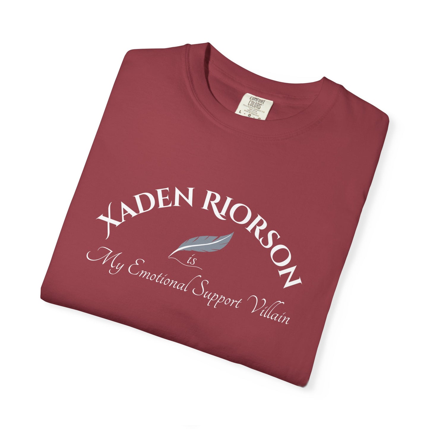 Xaden Riorson Is My Emotional Support Villain Shirt Chili Folded