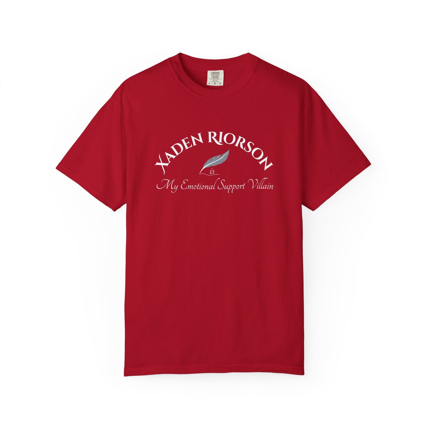 Xaden Riorson Is My Emotional Support Villain Shirt Red