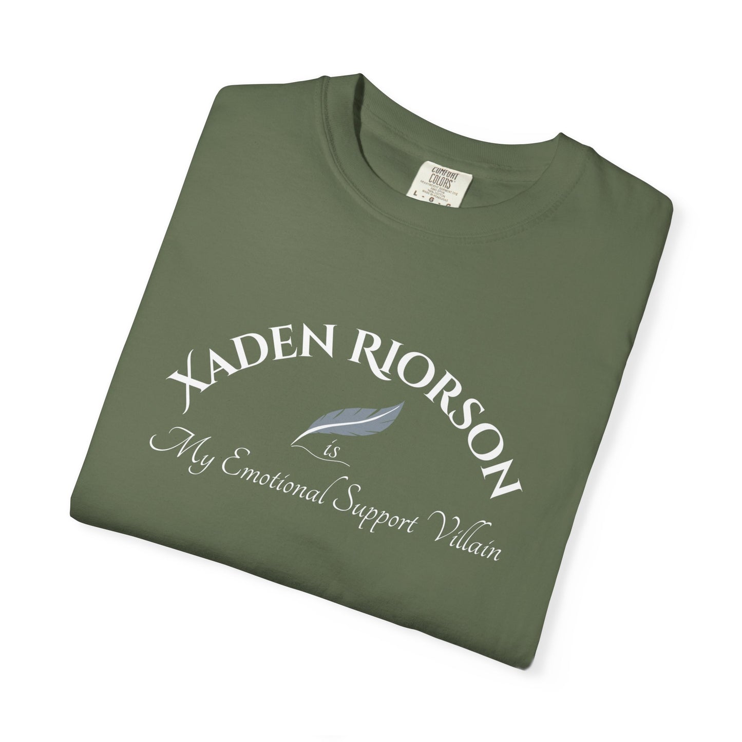 Xaden Riorson Is My Emotional Support Villain Shirt Sage Folded