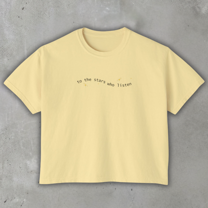 to_the_stars_who_listen_boxy_tee_Butter