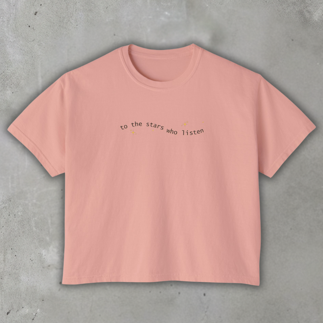 to_the_stars_who_listen_boxy_tee_Peachy