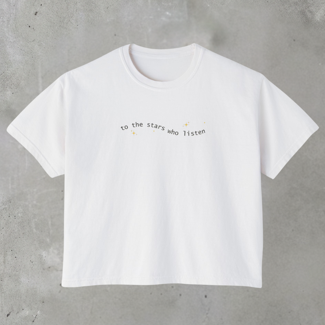 to_the_stars_who_listen_boxy_tee_White